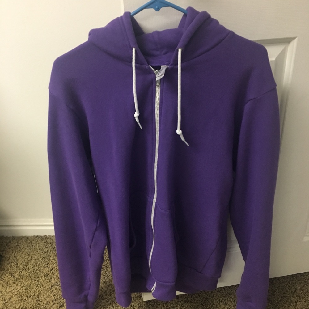 American Apparel Hoodies (Green and Purple)